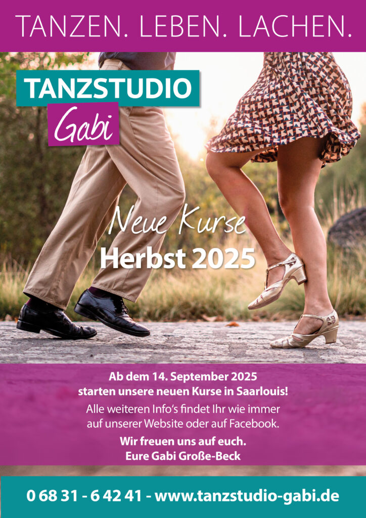 Tanzkurse Herbst 2025 - Tanzstudio Gabi